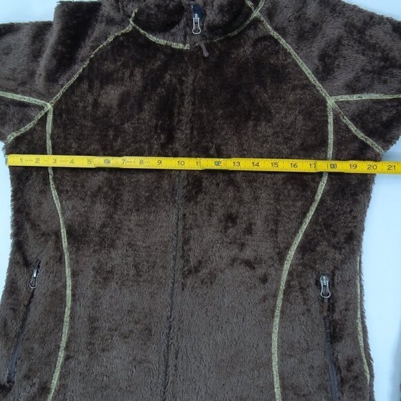 FLAW** Marmot Polartec Fleece Full Zip Jacket Women Sz XL Hiking Outdoor Camping - Picture 7 of 8
